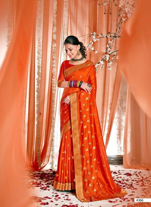 Kalista Abhinandan New Exclusive Wear Vichitra Silk Designer Saree Collection